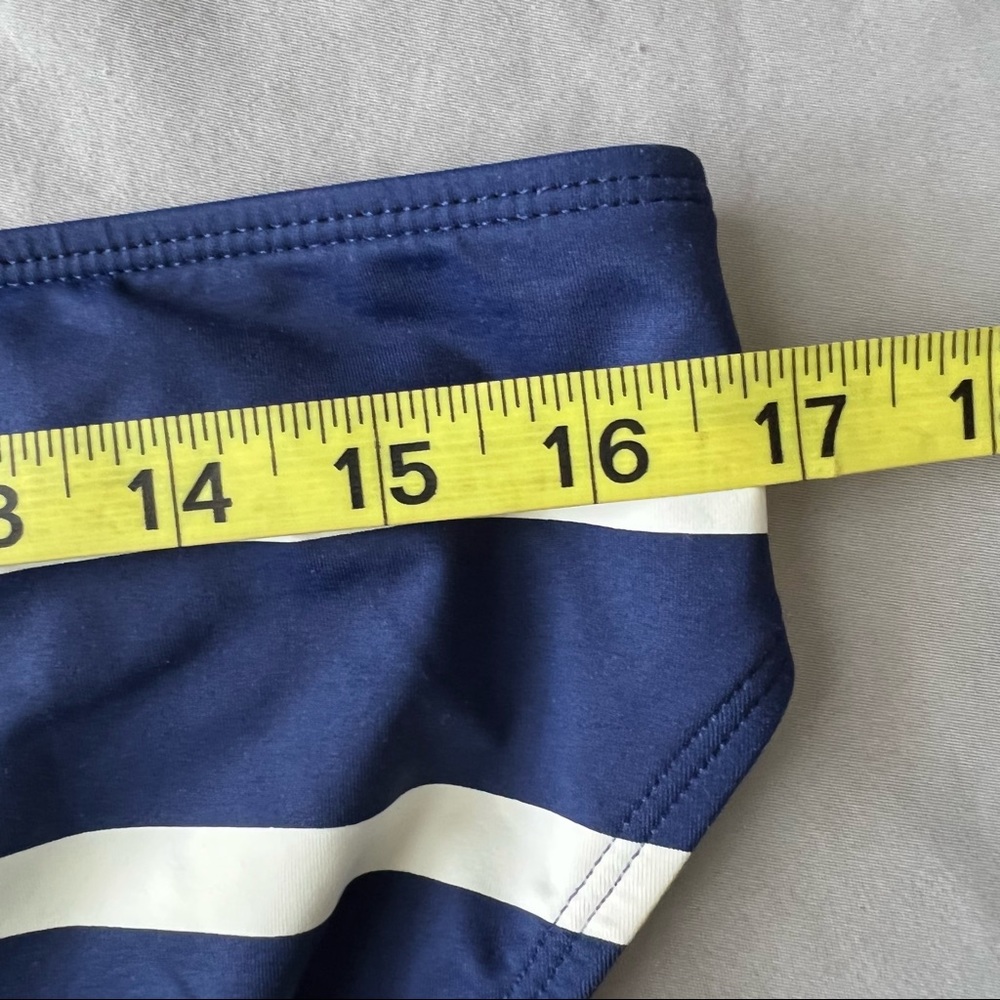 Lauren by Ralph Lauren Striped Bikini Bottom XL Navy and White - Picture 12 of 12